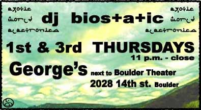 bios+a+ic at George's, Boulder, Nov 5